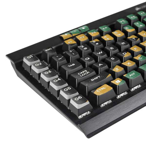 South Africa Flag Distressed K95 RGB PLATINUM Mechanical Gaming Keyboard Skin